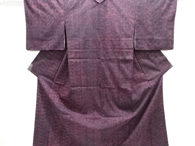 暈し柄織り出し本場結城紬着物(石下)